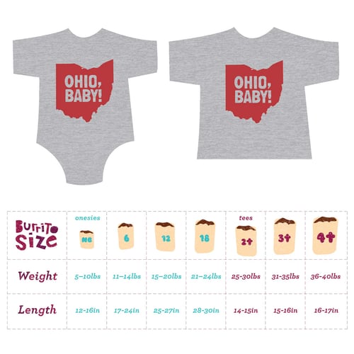 Image of Ohio, Baby! Toddler Tee/ Baby Bodysuit