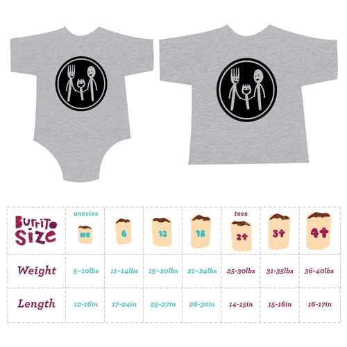 Image of Spork Family Toddler Tee/ Baby Bodysuit