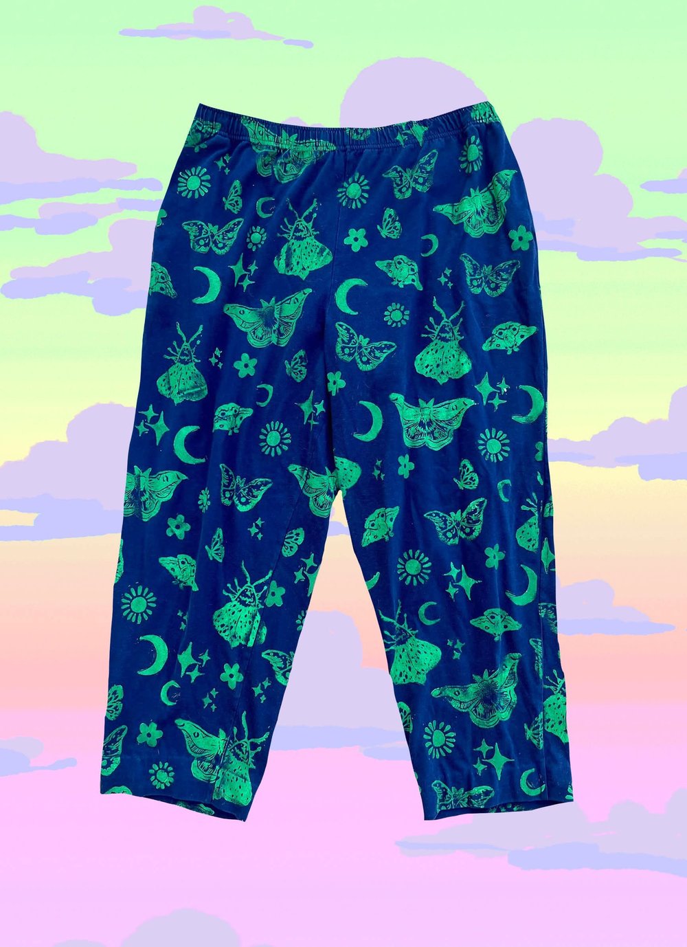 Image of Celestial Moth Pants- Sizes 10P, 14, 18, and 20 