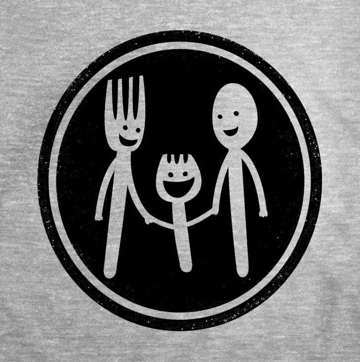 Image of Spork Family Toddler Tee/ Baby Bodysuit