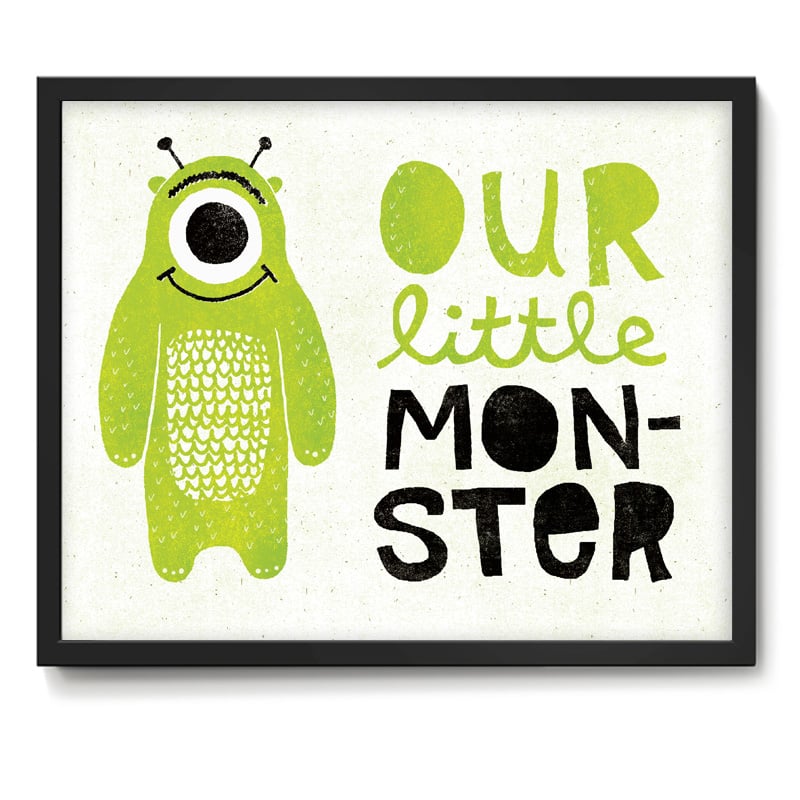 Image of Our Little Monster Art Print