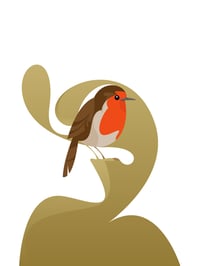 Image 2 of Robin Greeting Card