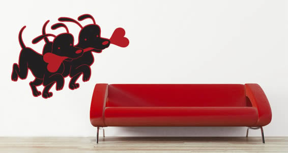 Image of Love&Hate for Dezign With a Z - Wall Decals