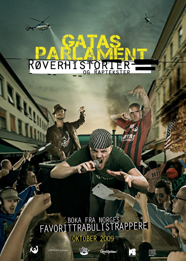 Image of Røverhistorier og raptekster + CD