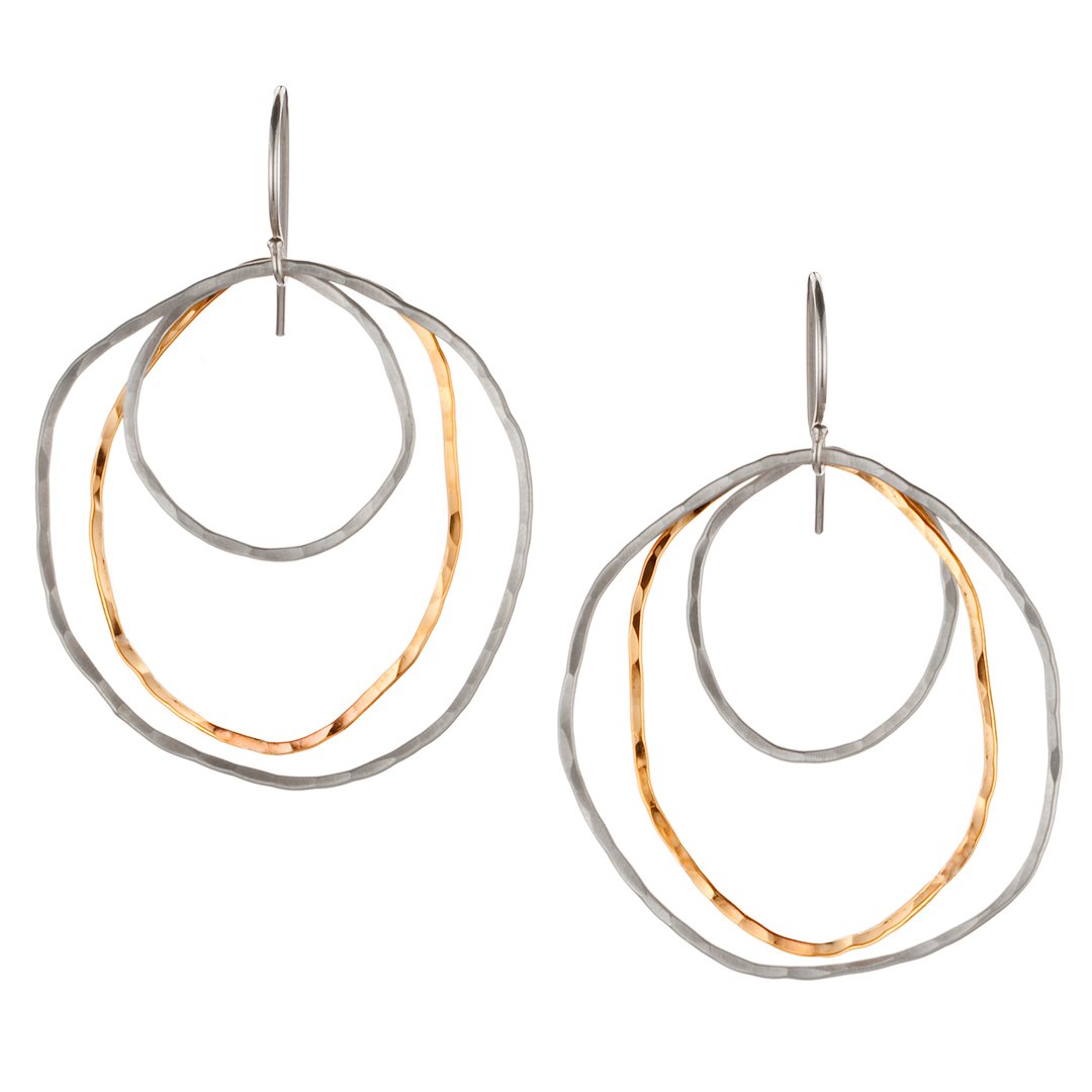 Image of Triple Organic Earrings