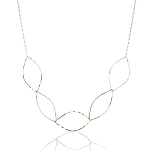 Image of Long Five Almond Necklace