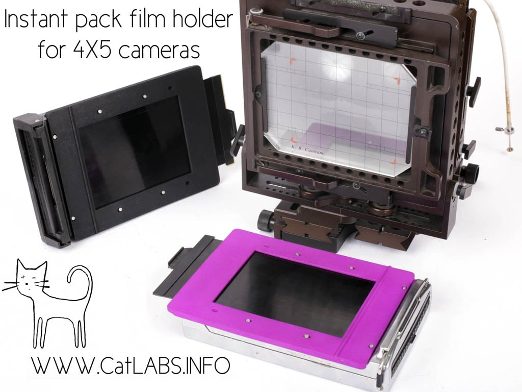 CatLABS Refurbished Polaroid 405 Back and 545I holders #5274 | CatLABS