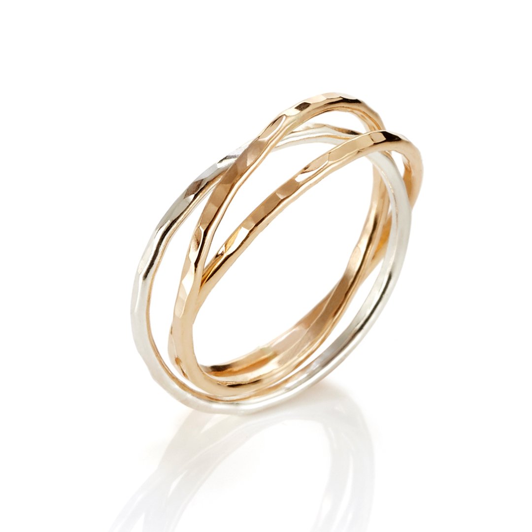 Image of Intertwined Trio Ring