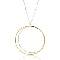 Double Hoop Pendant