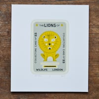 Lion Collector Card