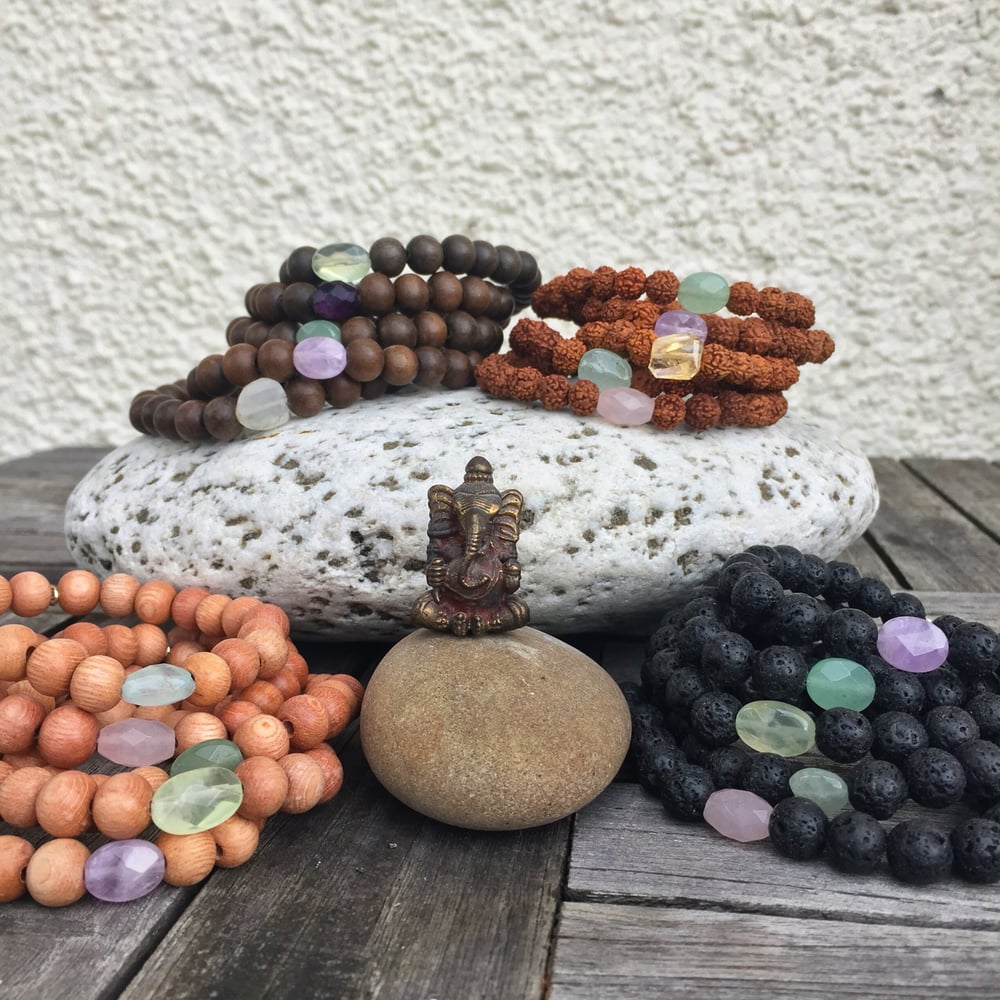 Image of Set of 3 Mala Bracelets