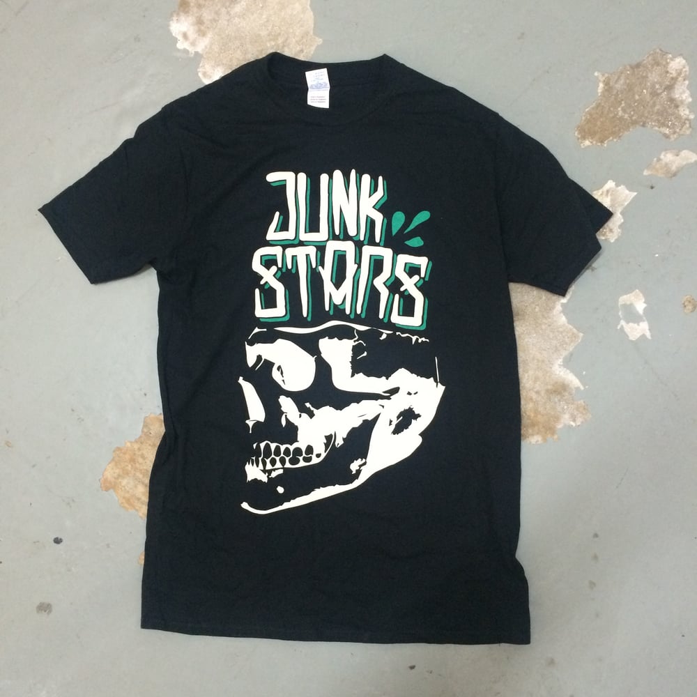 Image of Junkstars - Skull (Green Shirt)