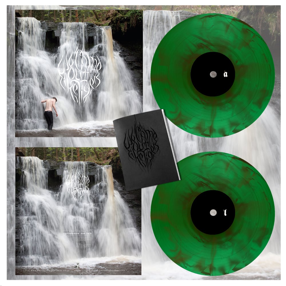 Image of We Came Out Like Tigers – Agelessness and Lack 12” LP - 2nd Press - Green w/ Brown /300