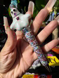 Image 2 of White ghost bling pen 