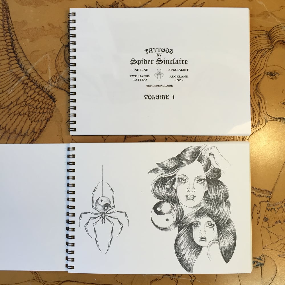 Image of TATTOO DESIGNS BY SPIDER SINCLAIR VOL 1 (5/10)