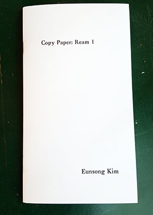 Image of Copy Paper: Ream 1 by Eunsong Kim