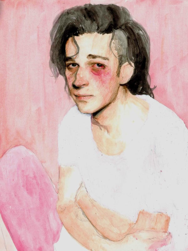 Image of TRUMAN_PINK MATT HEALY PRINT