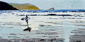 Image of Fistral Beach, Newquay - The winter sea beckons