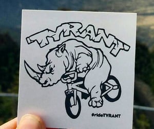 Image of TYRANT Ragin' Rhino Stickers