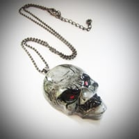 Image 1 of Evil Gentleman Resin Skull Pendant *WAS £35 NOW £25*