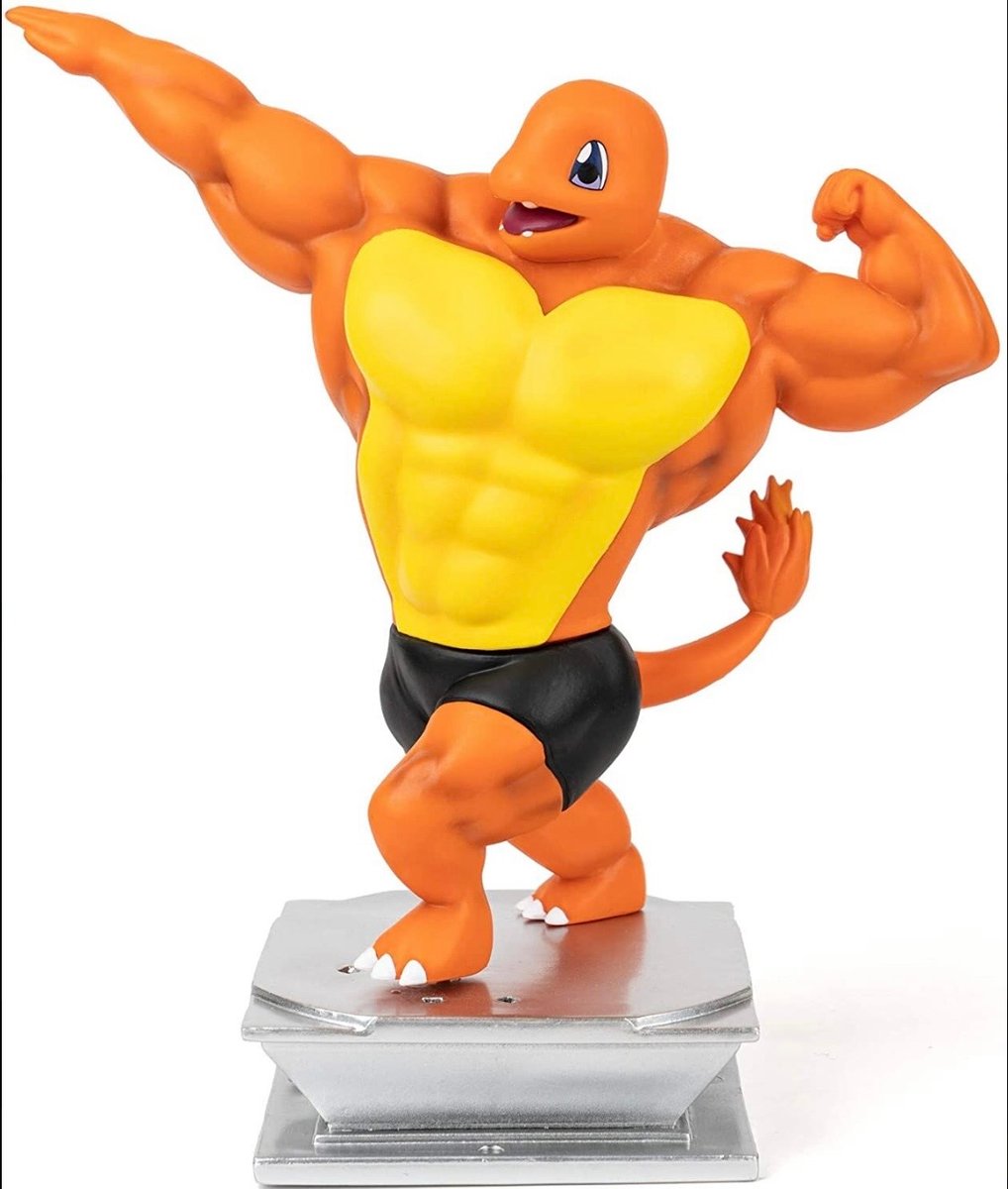 Buff charmander  | deskbuddy