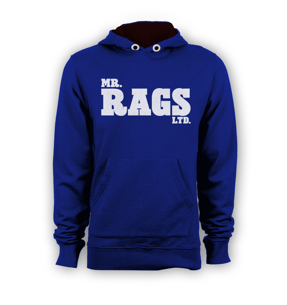 Image of Royal Blue Mr. Rags LTD Hoodie