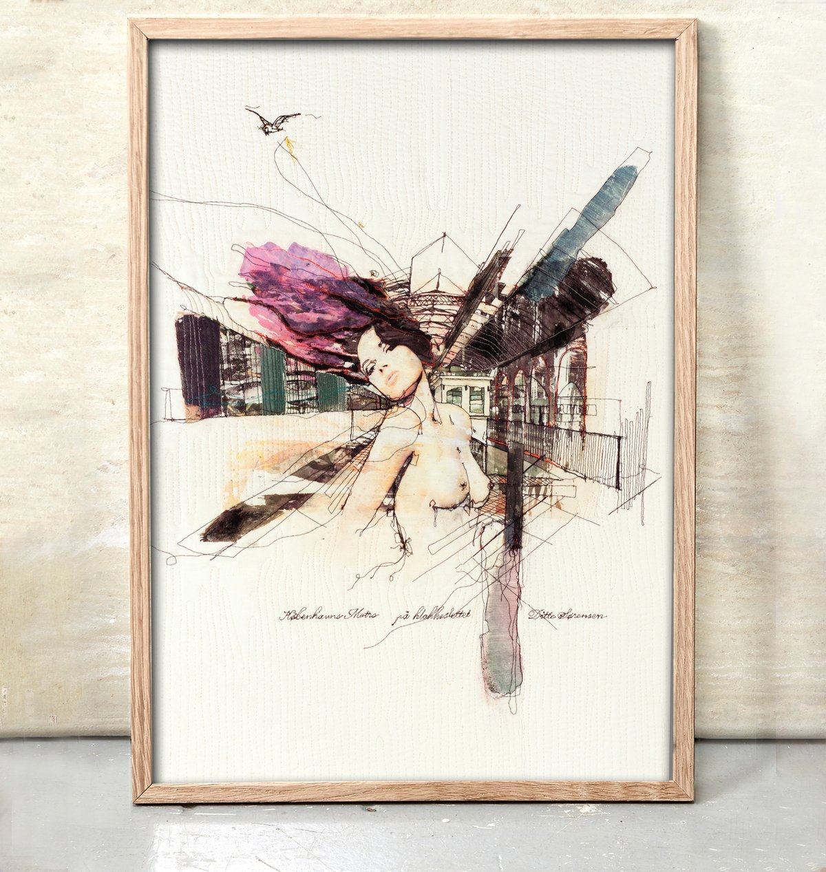 Image of Københavns metro - på klokkeslettet