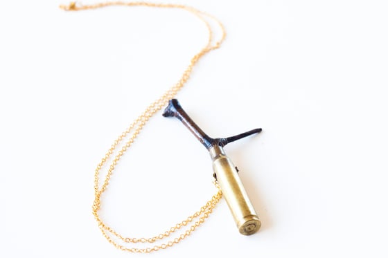 Image of Bullet Branch Necklace Long