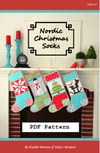 Nordic Christmas Socks PDF pattern