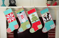 Image 2 of Nordic Christmas Socks PDF pattern