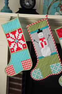 Image 3 of Nordic Christmas Socks PDF pattern