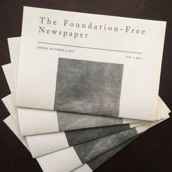 Image of The Foundation-Free Newspaper