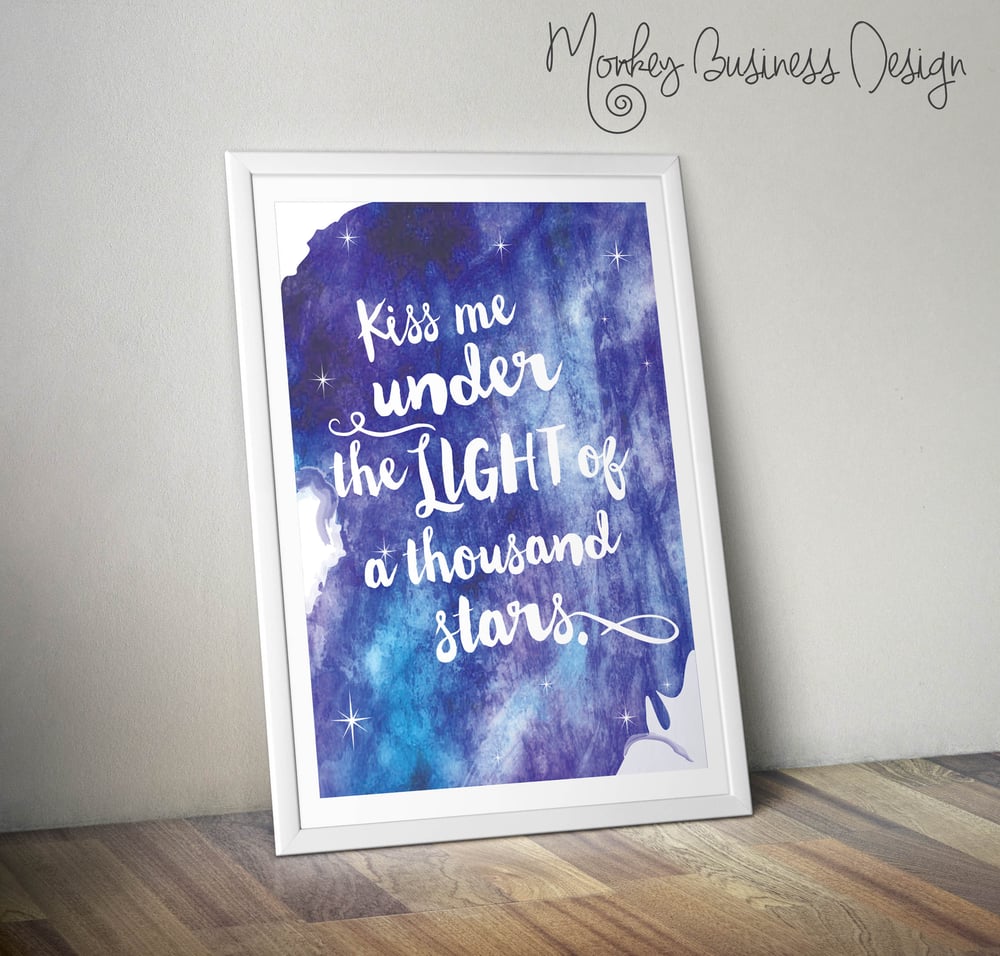 Image of Kiss me under the light...