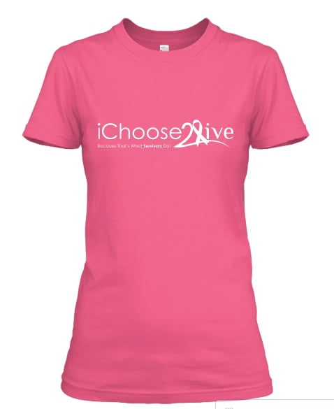 Image of Pink Women's Fitted Breast Cancer Awareness Shirts (LIMITED EDITION)