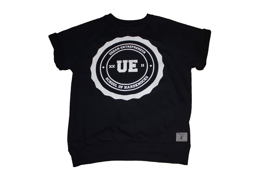 Image of Urban Entrepreneur short sleeve sweatshirt (Navy)