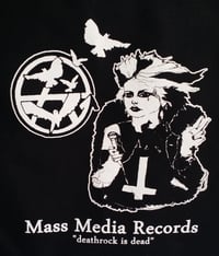 Image 1 of Mass Media Records Tote bag "Deathrock is Dead" by Goth Mommy