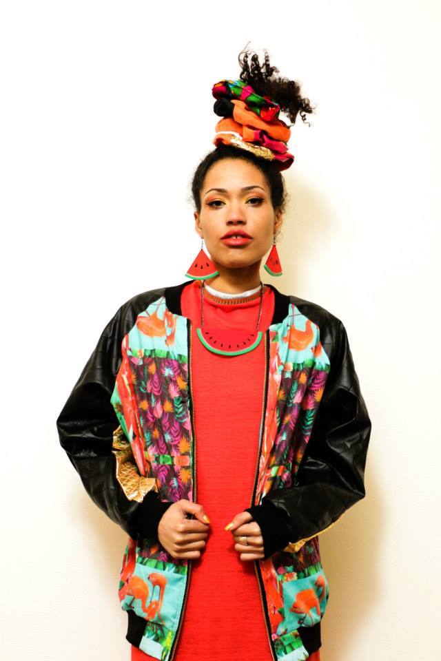 Image of Filthy Squirrel Clothing...Tropicana Moodboard Bomber Jacket...Limited Edition...