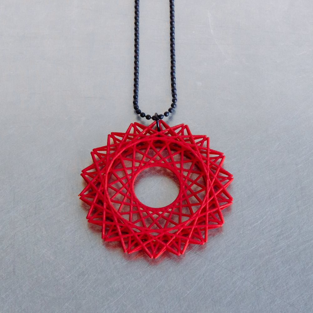 Image of 3D printed necklace STAR B