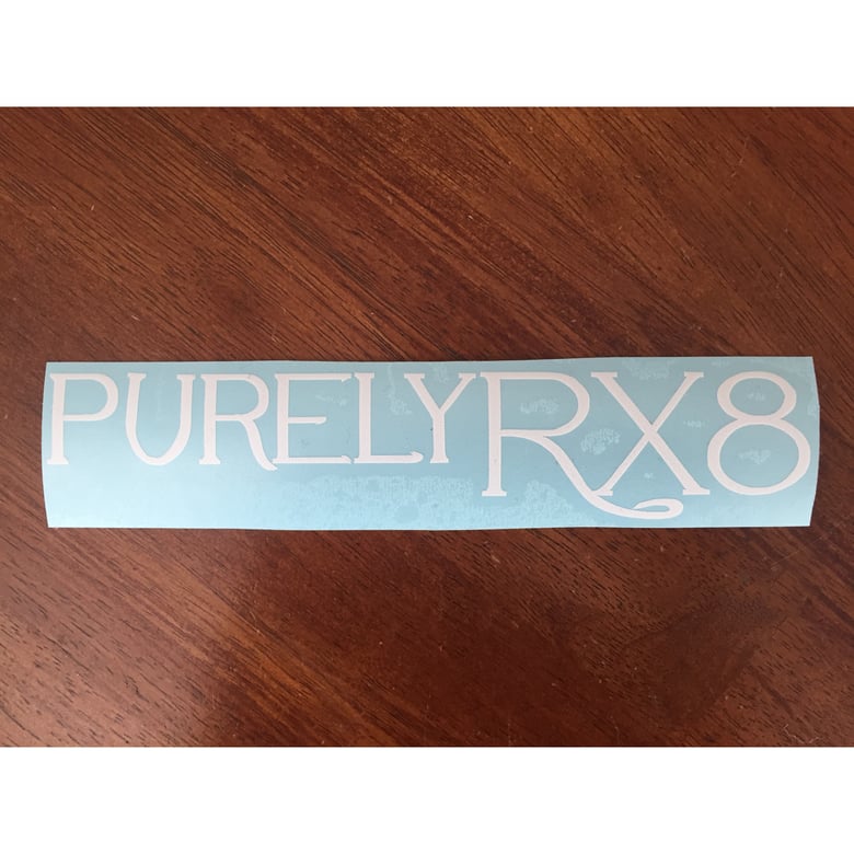 Image of Original PurelyRX8 Decal
