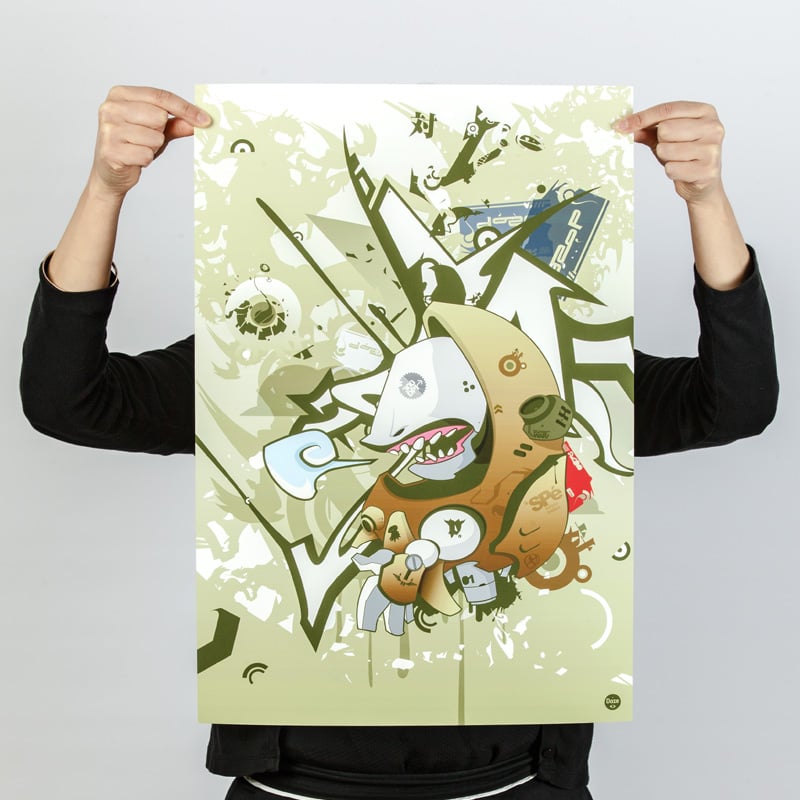 Image of Doze - Sharp Shark - Art Print