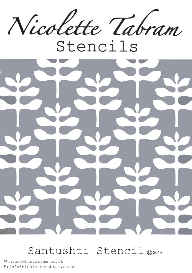 Santushti Furniture Stencil For Furniture Wall And Fabric Projects how-to-stencil-on-furniture-salvaged-inspirations-stencil-furniture