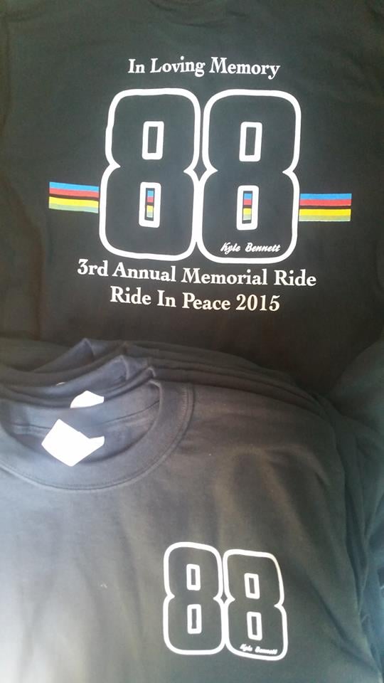 Image of 3rd Annual KB Memorial Ride Tshirt