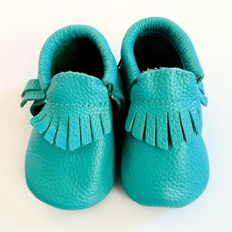 Image of Tiffany Blue - Genuine Leather Moccasins