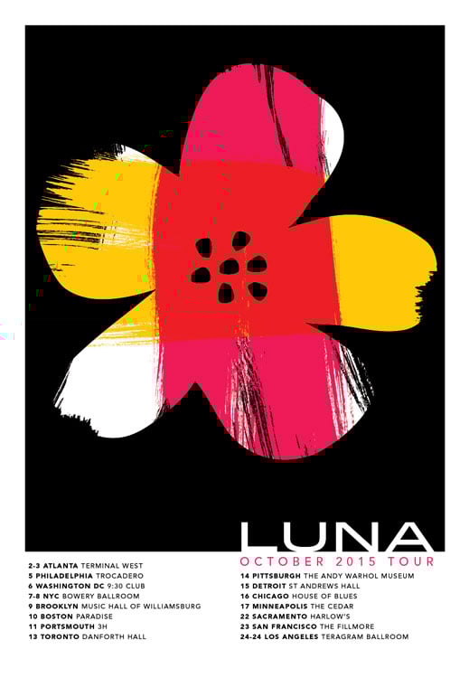 Image of Luna North American Tour Poster