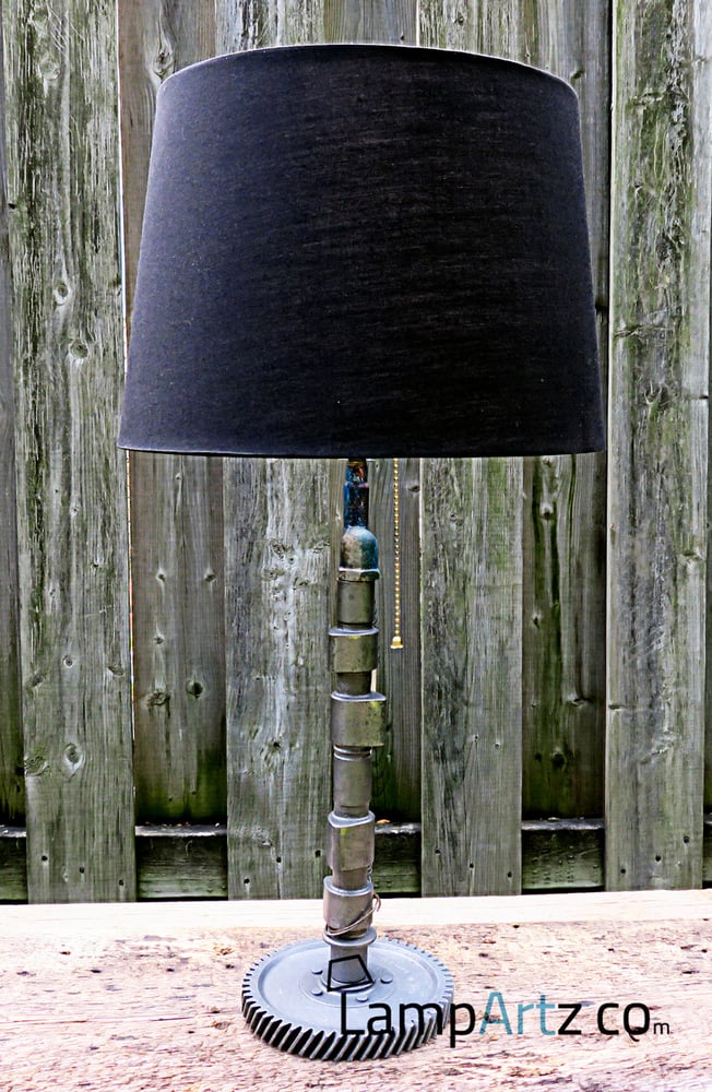 Image of Porsche 914 cam shaft table desk lamp bureau lampe - Sold / Vendue