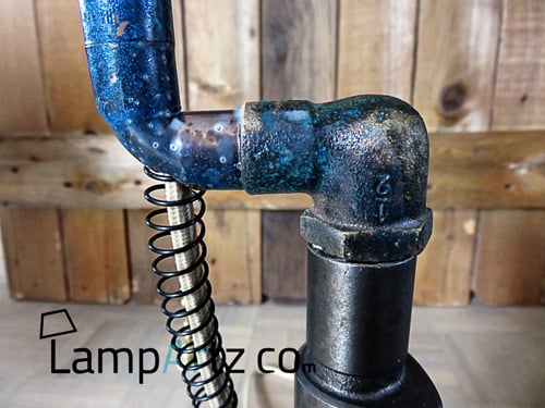 Image of Porsche 914 cam shaft table desk lamp bureau lampe - Sold / Vendue