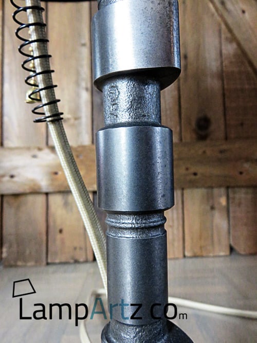 Image of Porsche 914 cam shaft table desk lamp bureau lampe - Sold / Vendue