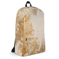 Image 3 of White and Gold Tattered Texture Goth Lolita Kawaii Baroque Inspired Backpack