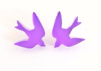 Image 3 of Náušnice Ptáčci větší v 6 barvách