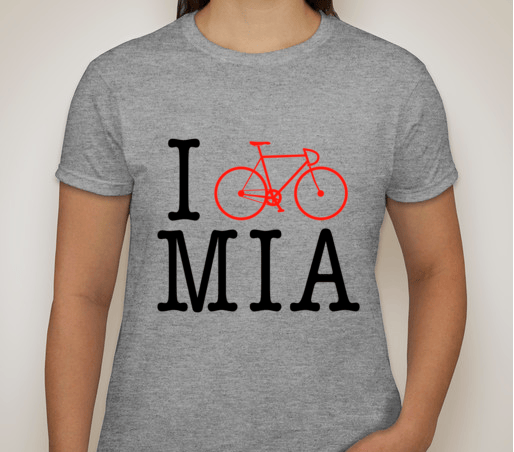 Image of "I Bike MIA" Women's Tee